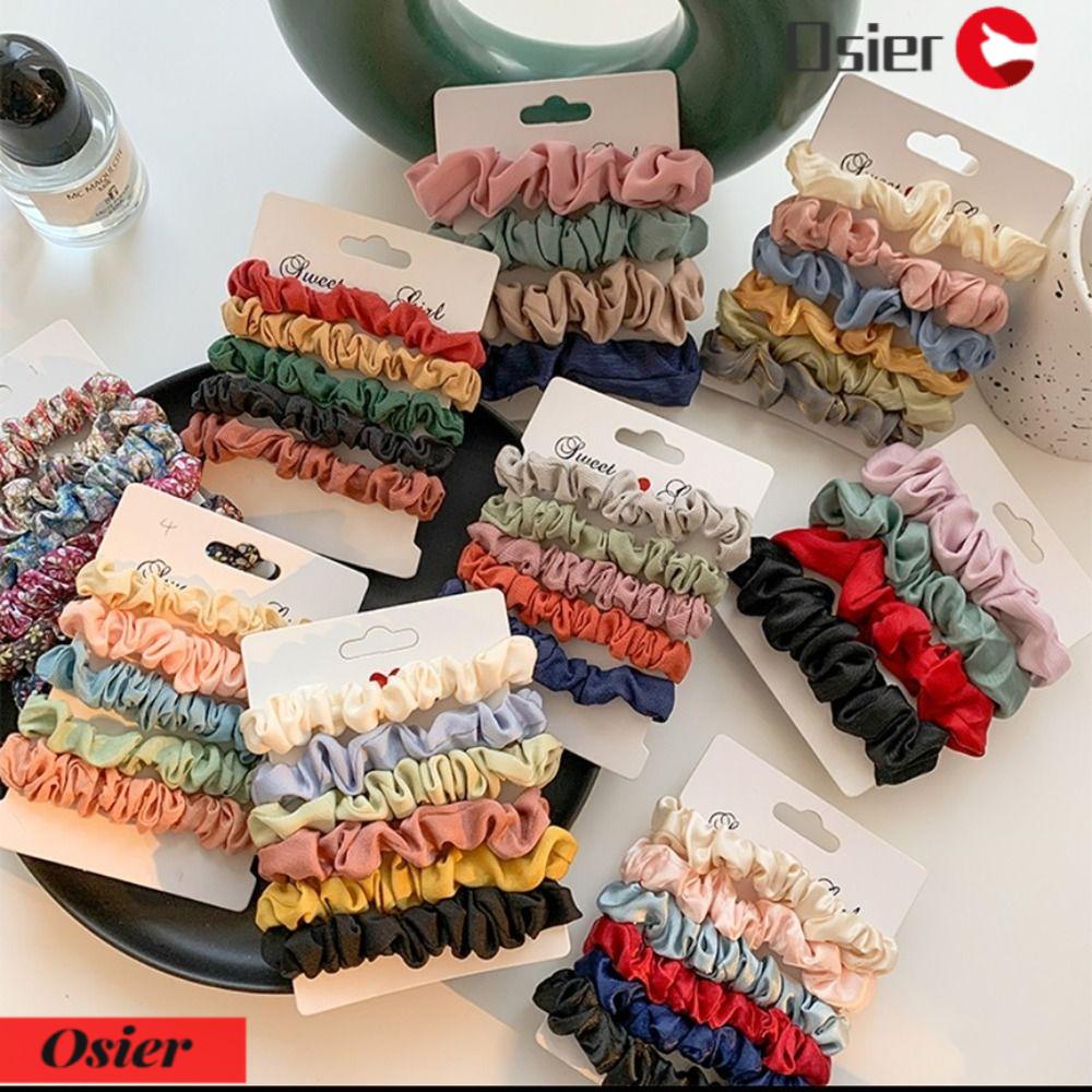 OSIER1 Dây Cột Tóc Họa Tiết Hoạt Hình Thời Trang Mùa Hè Cho Nữ