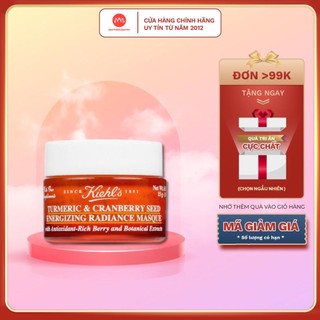 Mặt Nạ Mini Kiehls Turmeric & Cranberry Seed Energizing Radiance Masque 14g