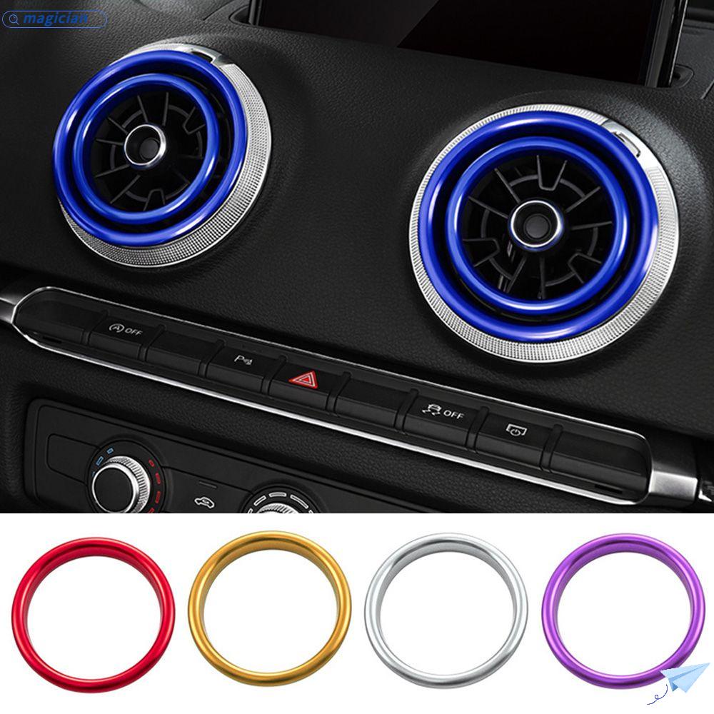 MAG Set 4 Vòng Trang Trí Lỗ Thông Gió Xe Hơi Audi A3 8V 2013-2017