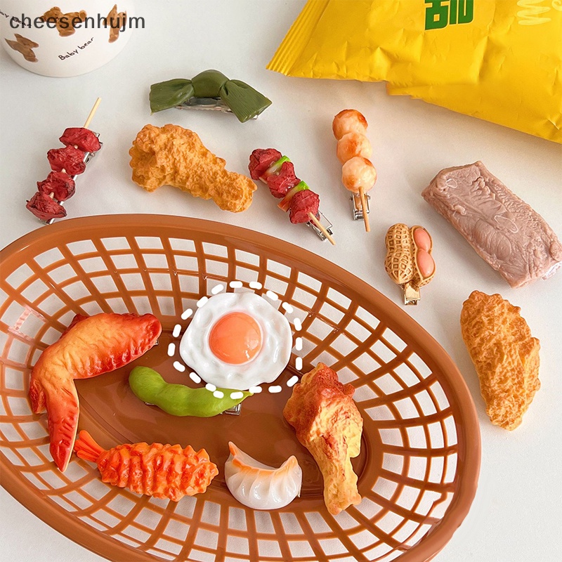 Kẹp Tóc Hình Trái Trứng Hấp Vui Nhộn Dễ Thương Cho Bé Gái