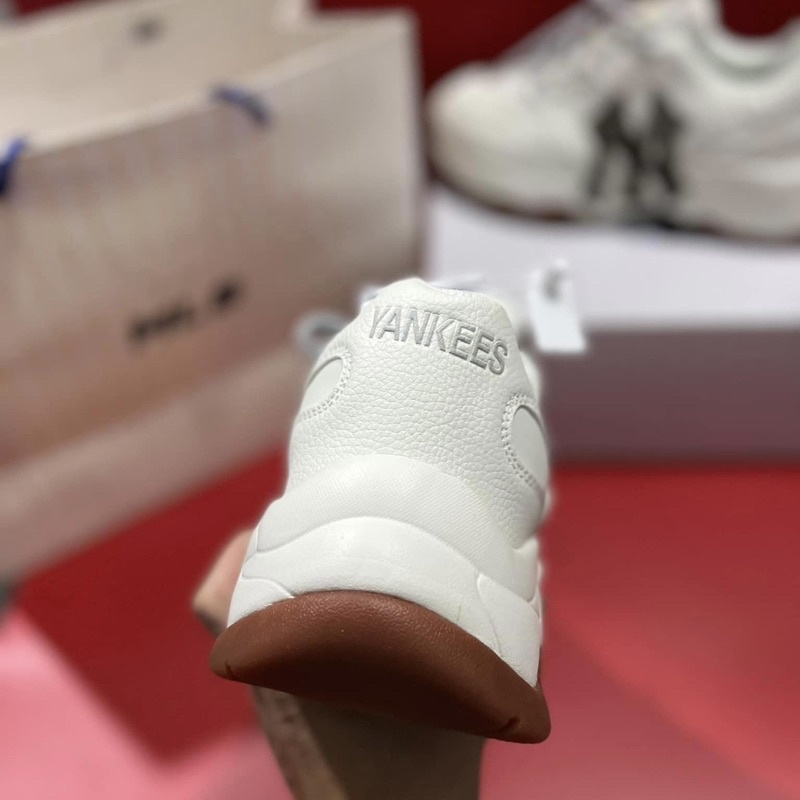 Giày thể thao sneaker MLB 1:1 LA, BOSTON, NY ĐEN VÀNG nam nữ FULL phụ kiên tặng box