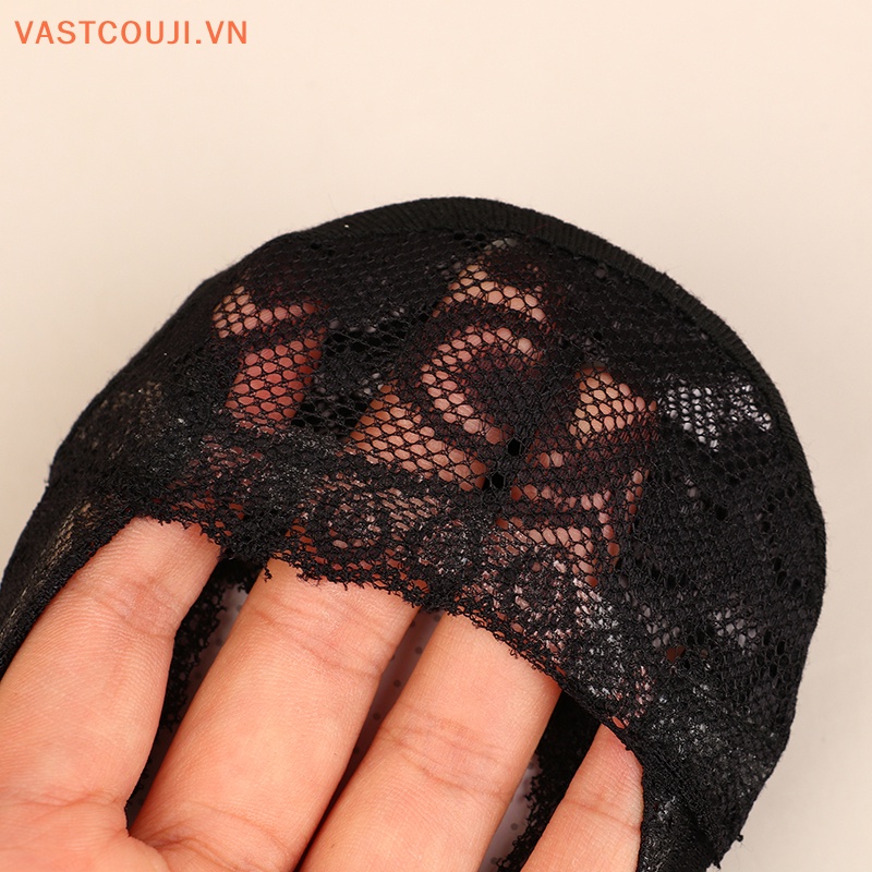 1 Đôi Tất Ren Hoa Ngắn Chống Trượt Xinh Xắn