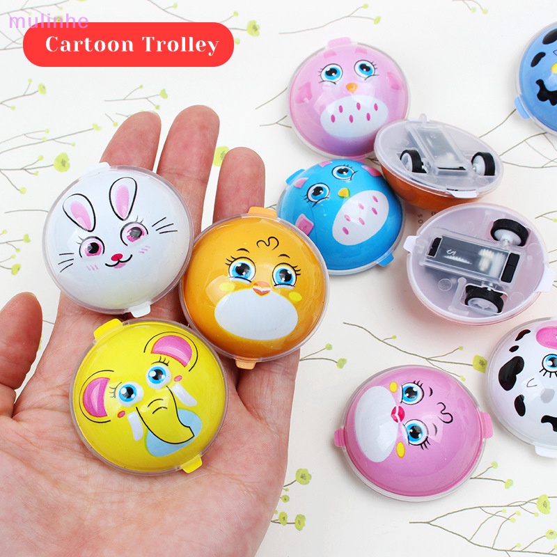 Set 10 Đồ Chơi Xe Kéo Hình Động Vật Cho Bé