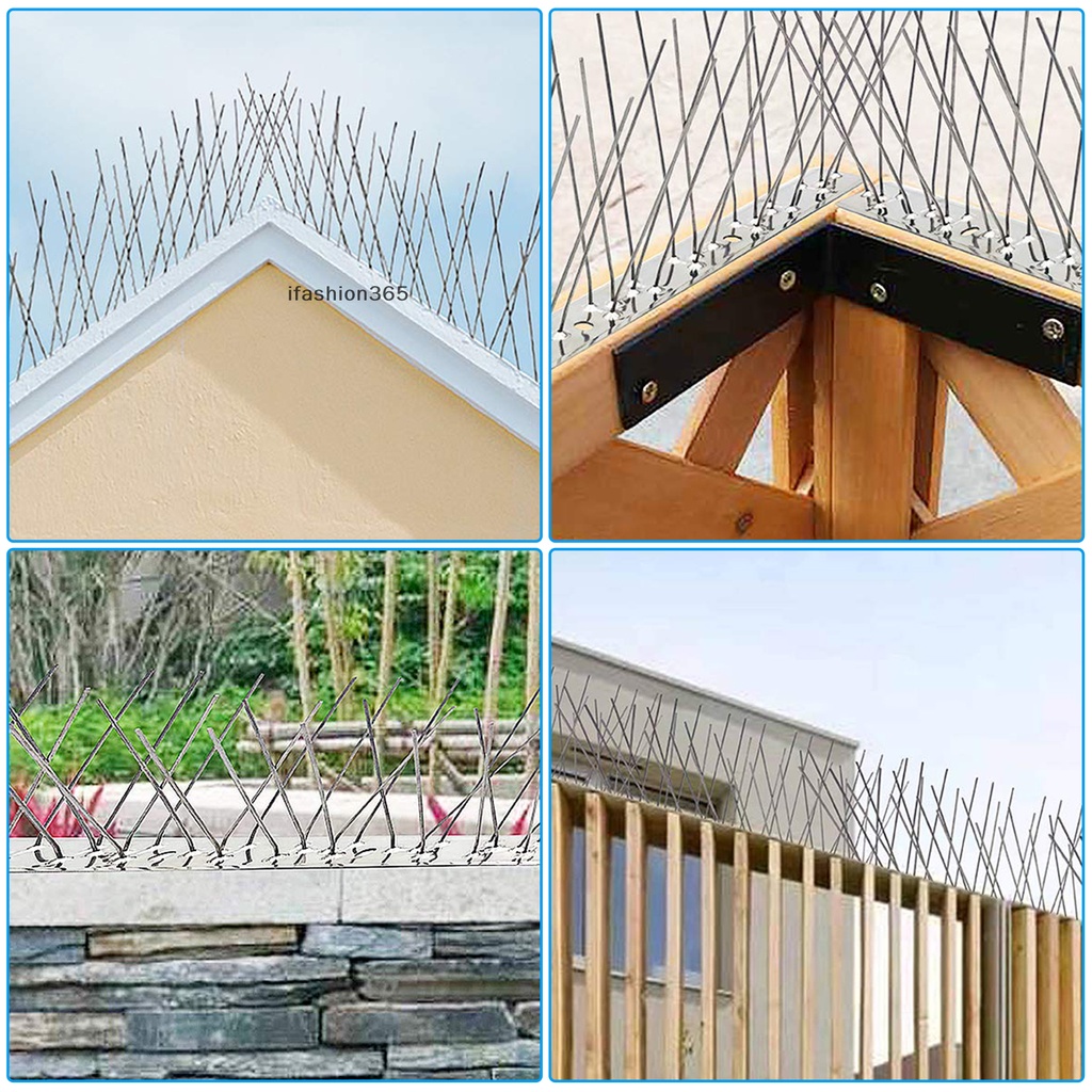 Set 10 Đinh Tán Thép Không Gỉ 33Cm Chống Chim Phá Hoại Tiện Dụng ifashion365