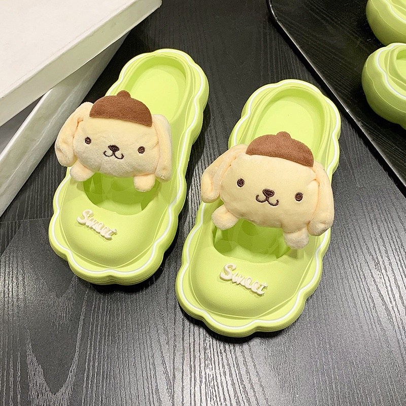Dép Sandal Đi Trong Nhà / Đi Biển Mùa Hè In Họa Tiết Hoạt Hình Dễ Thương Cho Nữ
