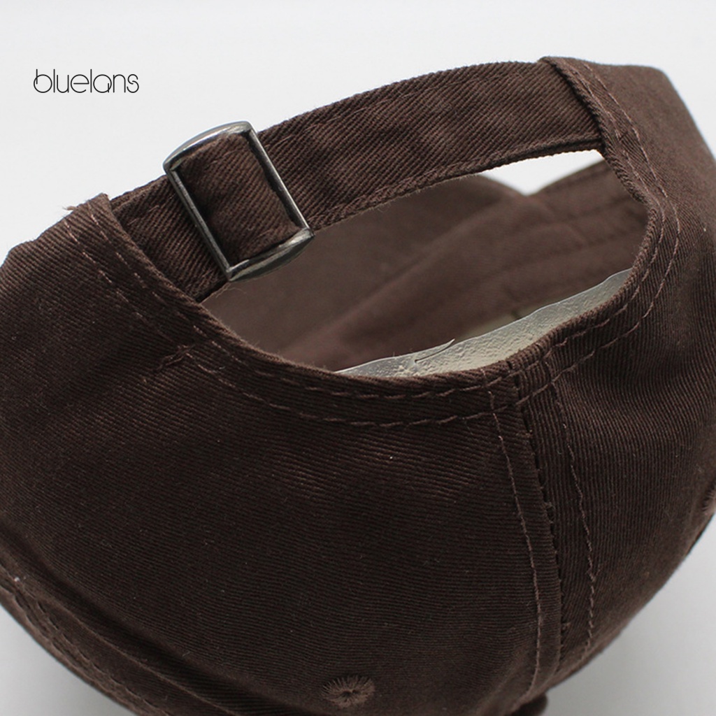 Mũ Lưỡi Trai Chống Nắng Bluelans Có Thể Điều Chỉnh Vành Hở Lỗ Thời Trang Unisex