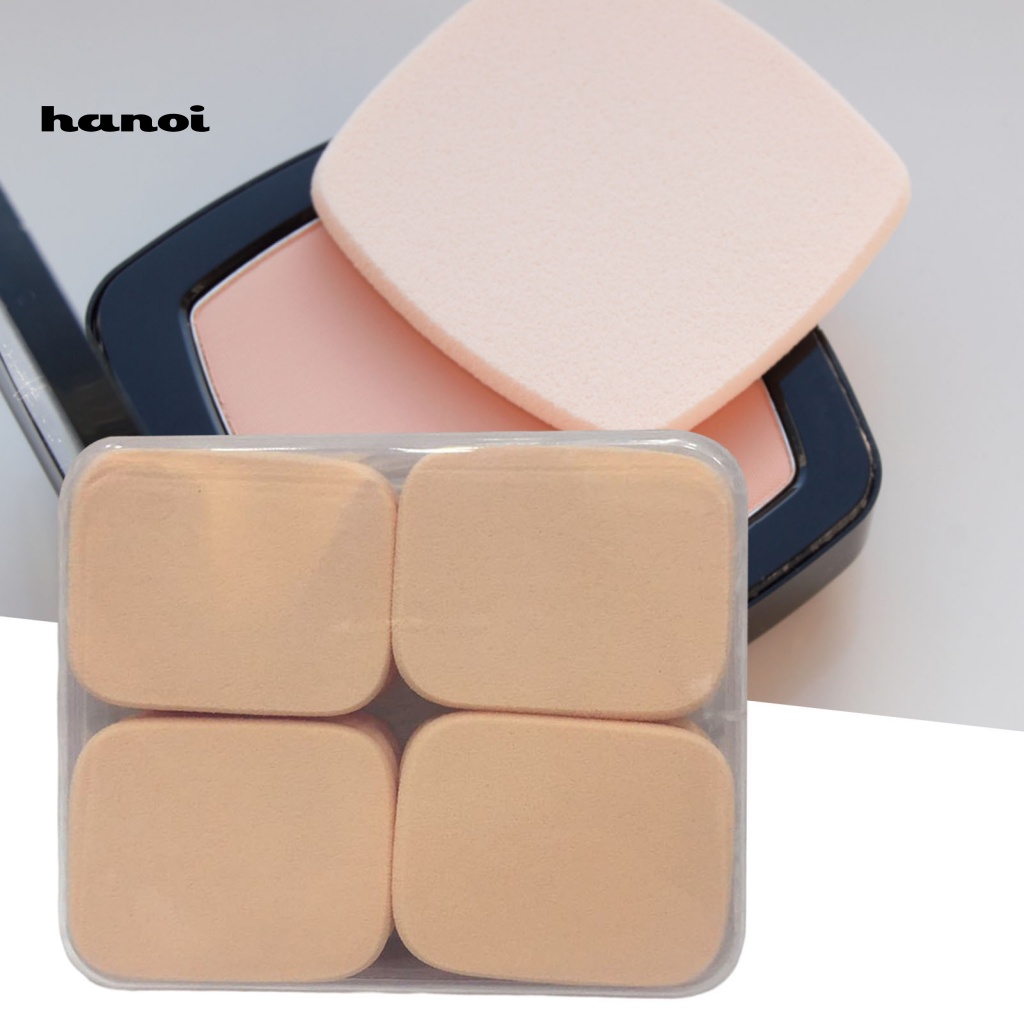 Set 12 Mút Trang Điểm Ướt / Khô Mềm Mịn Có Lỗ Nhỏ Gọn Cho Nữ