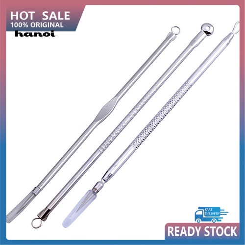 Set 3 Dụng Cụ Nặn Mụn Hai Đầu Tiện Lợi