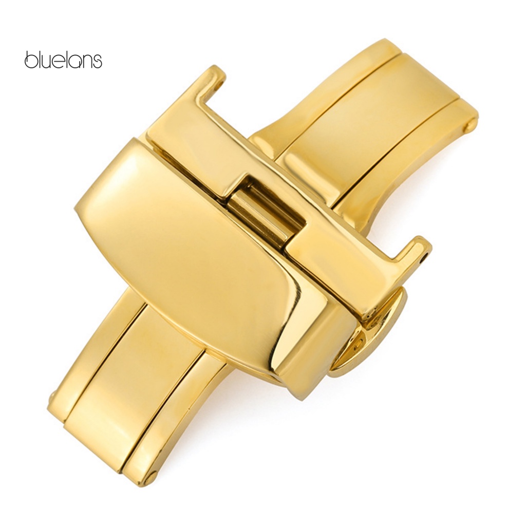 Khóa Dây Đeo Đồng Hồ Tự Động Bluelans 20mm Bằng Thép Không Gỉ Chống Ăn Mòn Chống Ăn Mòn Chống Ăn Mòn