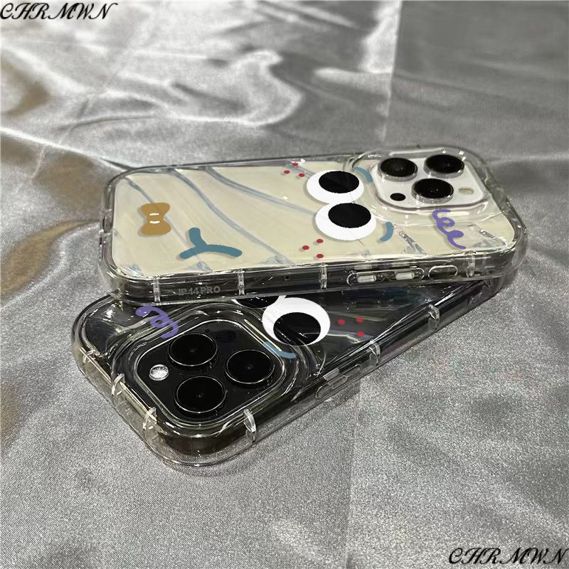 Ốp Điện Thoại Dẻo Trong Suốt Họa Tiết Hoạt Hình Cảm Xúc Dễ Thương Cho iPhone14promaxxr / 7 plus / 11ins8 1312