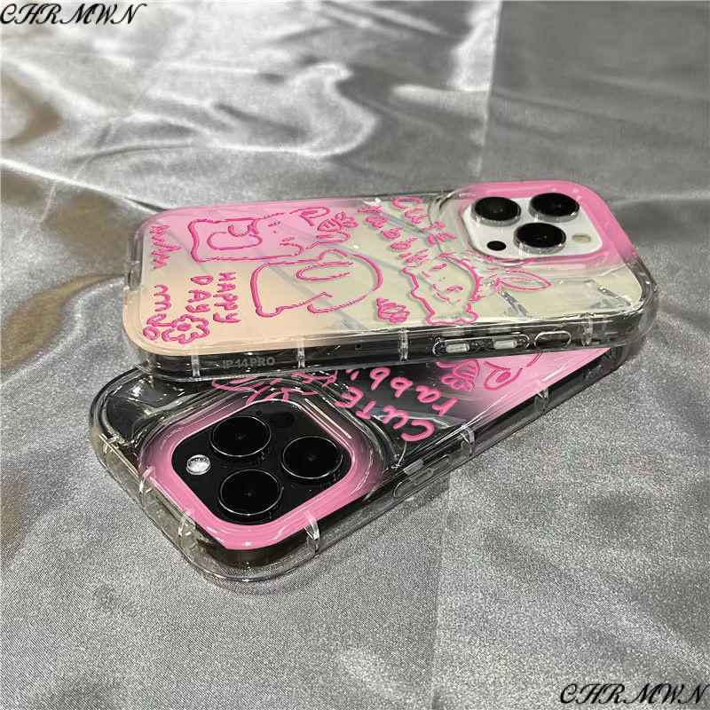 Ốp Điện Thoại Mềm Hình Thỏ Đang Nhảy Múa Cho iPhone14promax plus7sins / 8131211Ốp Điện Thoại Trong Suốt Họa Tiết Hoạt Hình Dễ Thương Cho Iphone xr N7Dhh