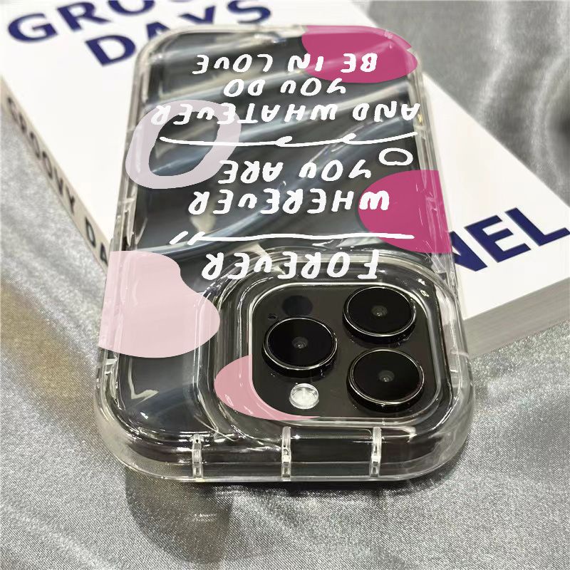 Ốp Điện Thoại Dẻo Trong Suốt Họa Tiết Khối Màu 7 Dễ Thương Cho iPhone14promax 8 1312 Xr 11 N9PX