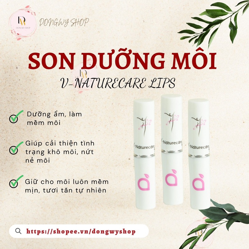 Son dưỡng môi V - NATURECARE LIPS
