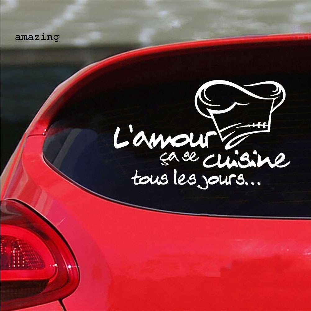 Miếng Dán Phản Quang Họa Tiết Chữ Sáng Tạo Trang Trí Thân Xe Hơi / Xe Tải