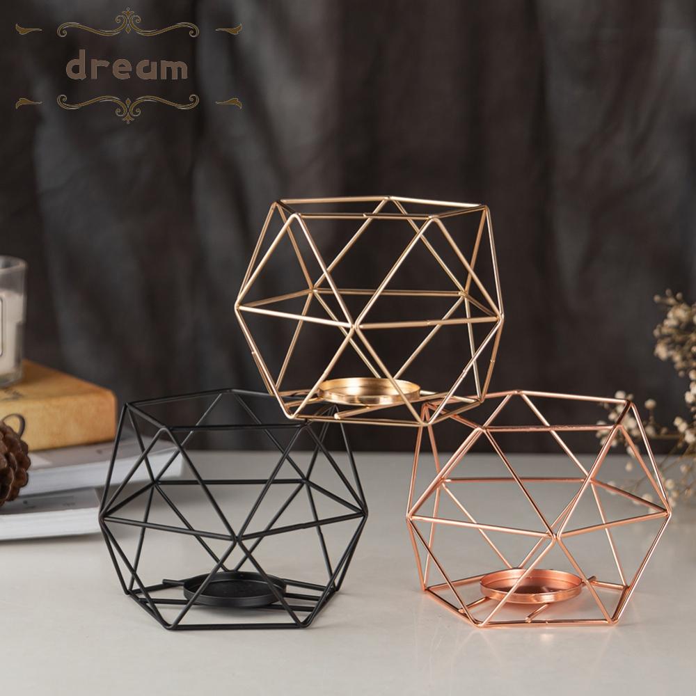 【DREAMLIFE】Candle Holder Decorative Geometric Great Ornaments Housewarming Present