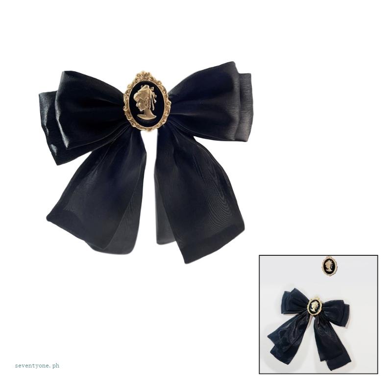 Ghim Cài Áo Hình Nơ Phong Cách Baroque Thời Trang Dành Cho Nữ