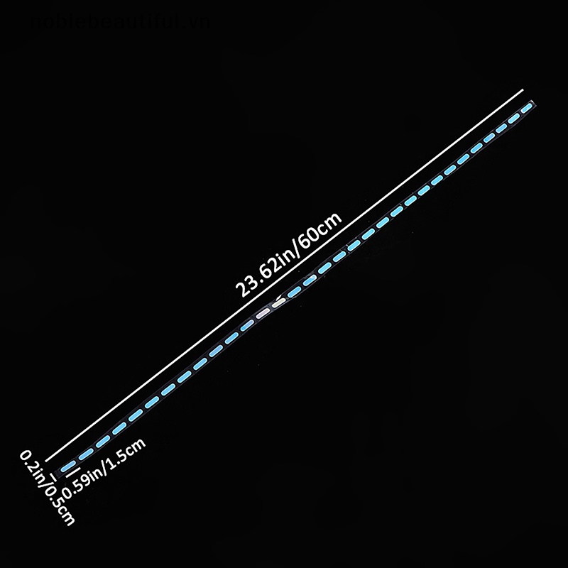 1 / 5 Dải Đèn Led 60.5cm Tự Dính Dùng Trang Trí Xe Hơi DIY
