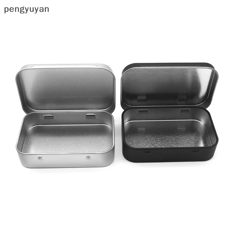 [pengyuyan] Bộ Dụng Cụ Sinh Tồn Nhỏ Bằng Thiếc Rỗng Màu Bạc Đen [Mới]