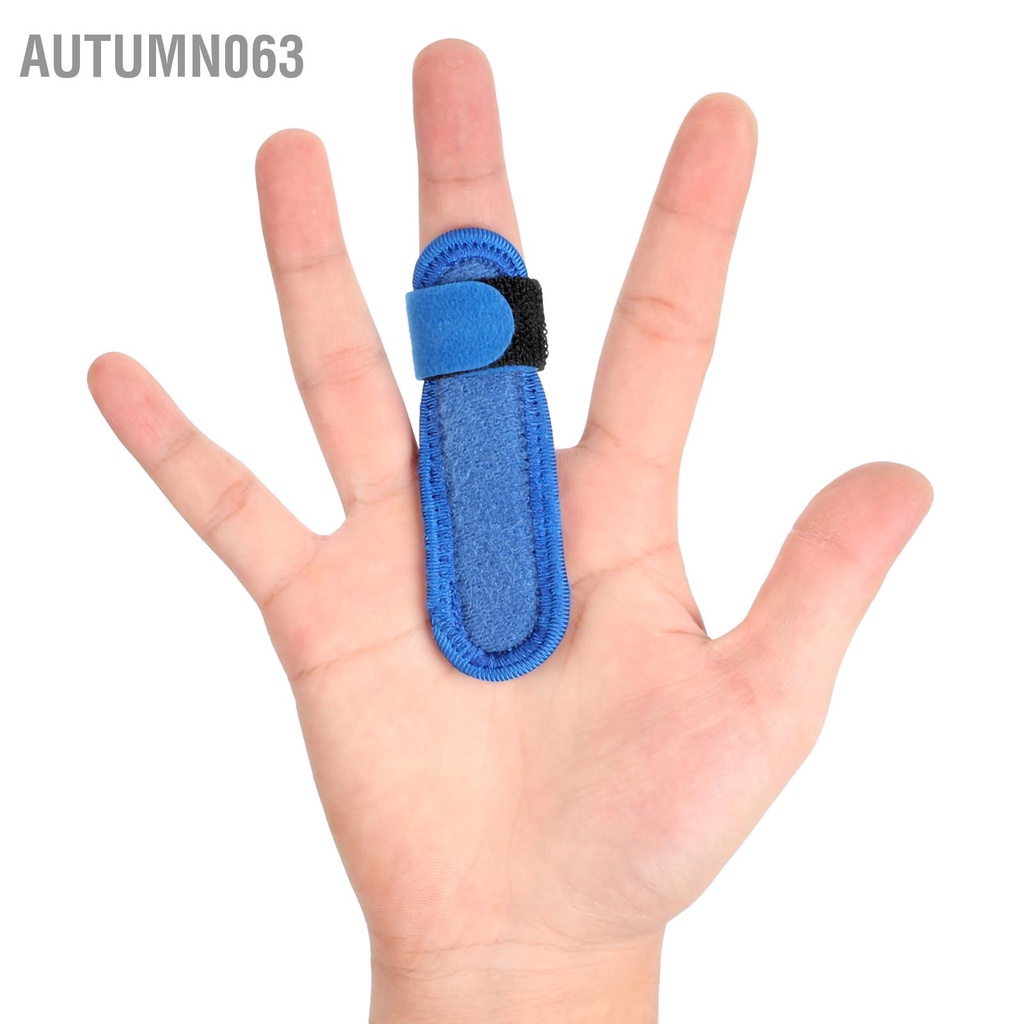 Autumn063 Bảo vệ ngón tay màu xanh Nẹp kích hoạt mới với Bộ chỉnh sửa bằng thép