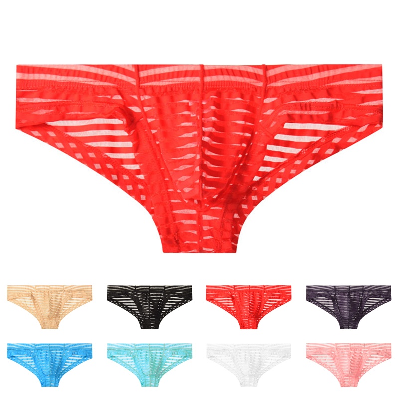 Quần Lót Boxer Nam Dạng Lưới Siêu Mỏng Thoáng Khí