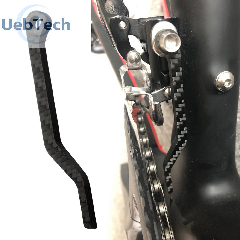 Phụ Kiện Bảo Vệ Dây Xích Xe Đạp Bằng Sợi Carbon Màu Đen