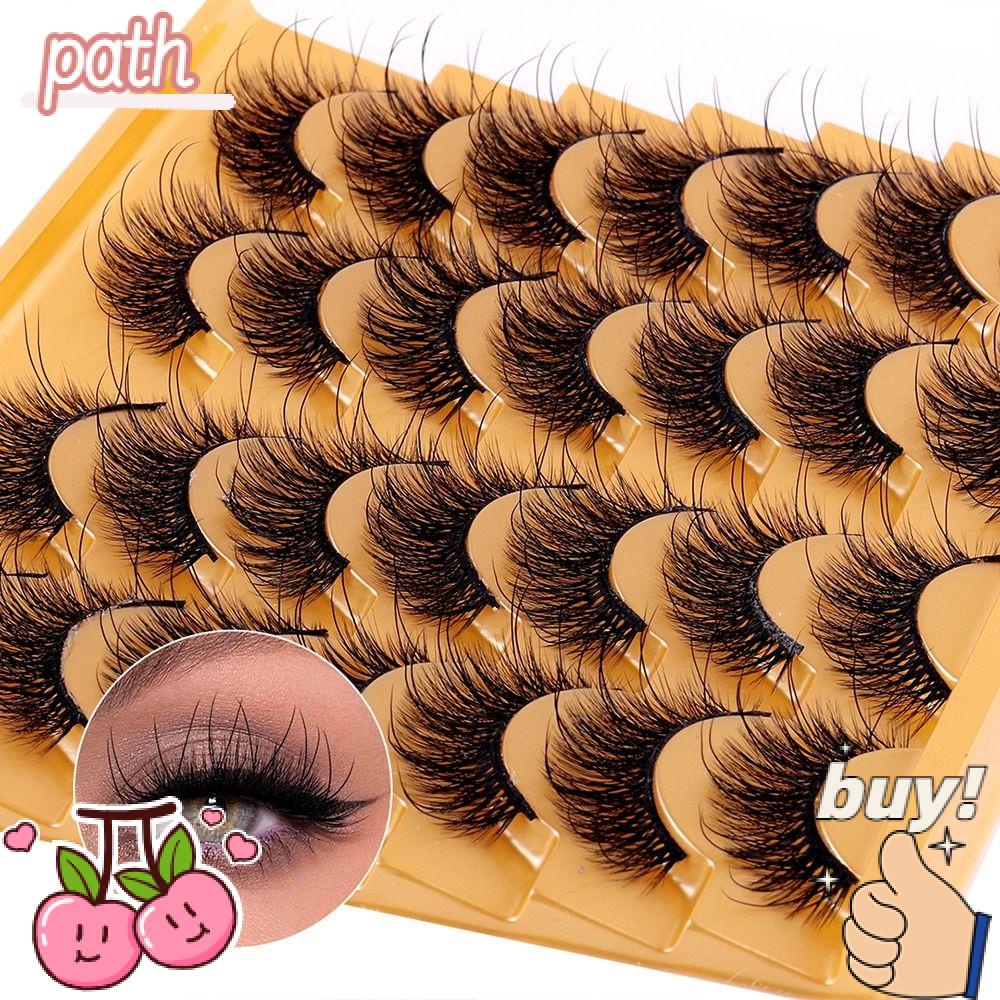 PATH Set 14 Cặp Lông Mi Giả Mềm Mịn Trang Điểm Chuyên Nghiệp