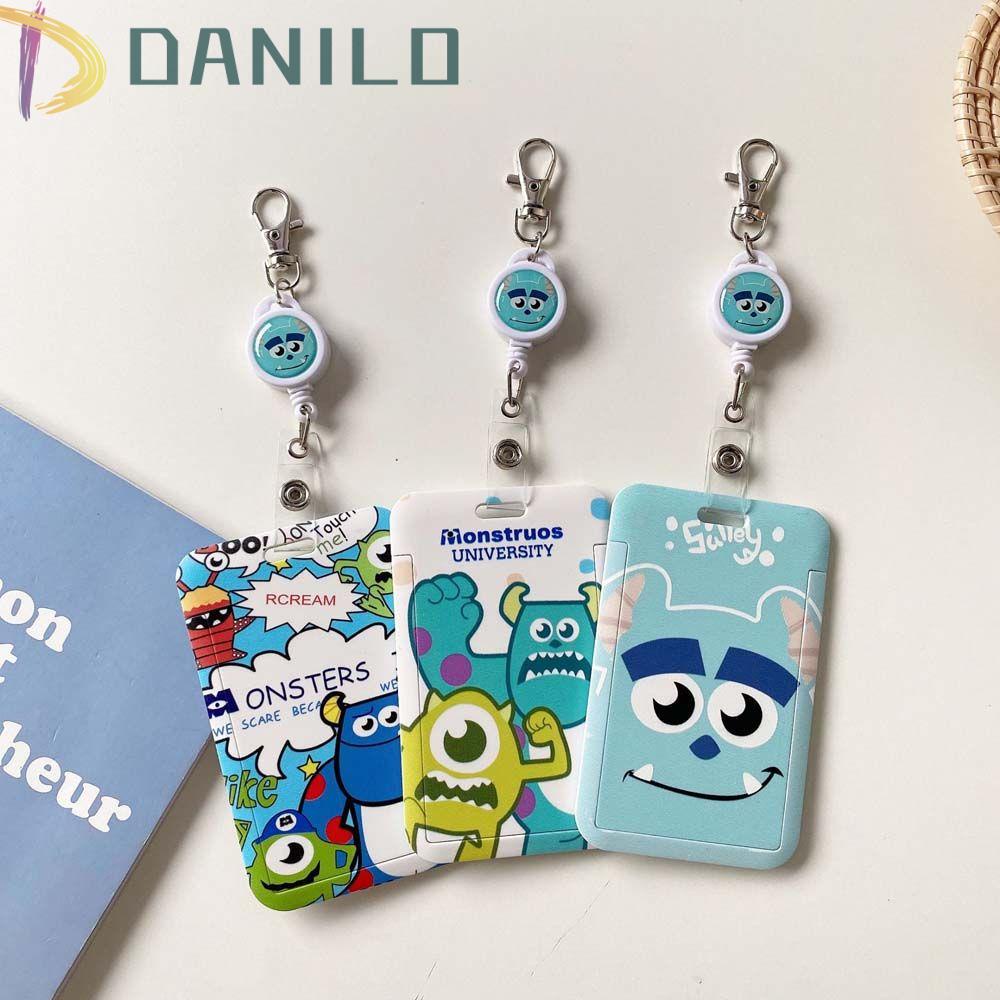 DANILO Ví Đựng Thẻ Tín Dụng / Tên / Móc Khóa Có Thể Thu Gọn Thời Trang Đáng Yêu Ốp