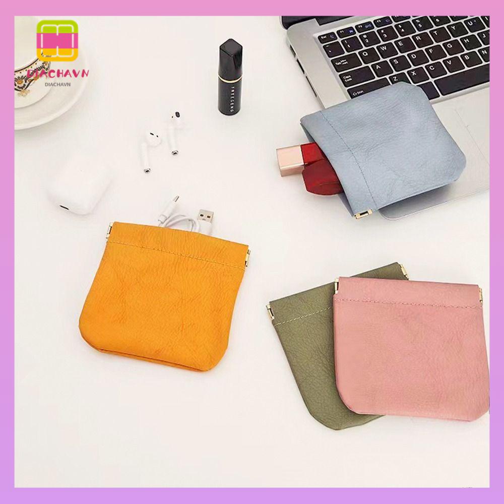 DIACHAVN Túi Đựng Mỹ Phẩm Đa Năng Chất Liệu Da Pu