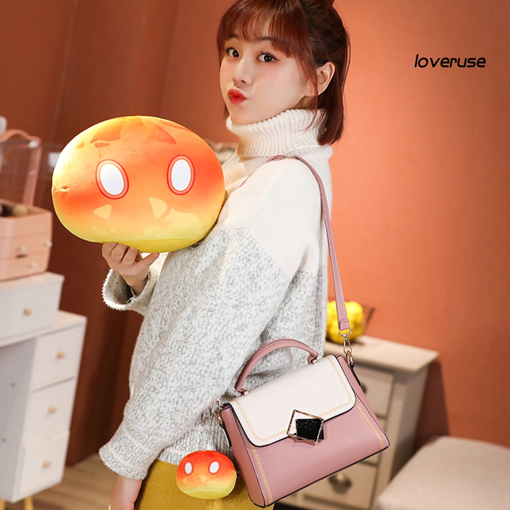 Thú Nhồi Bông Hình Tròn Họa Tiết Hoạt Hình Dễ Thương Trang Trí Nhà Cửa