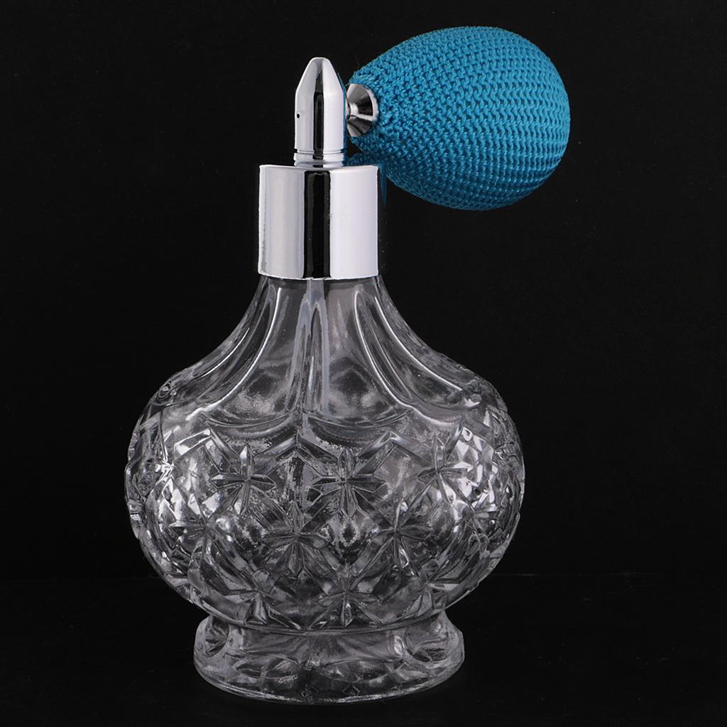 Lọ Thủy Tinh Rỗng Đựng Nước Hoa Dạng Xịt Dung Tích 100ml Phong Cách Vintage