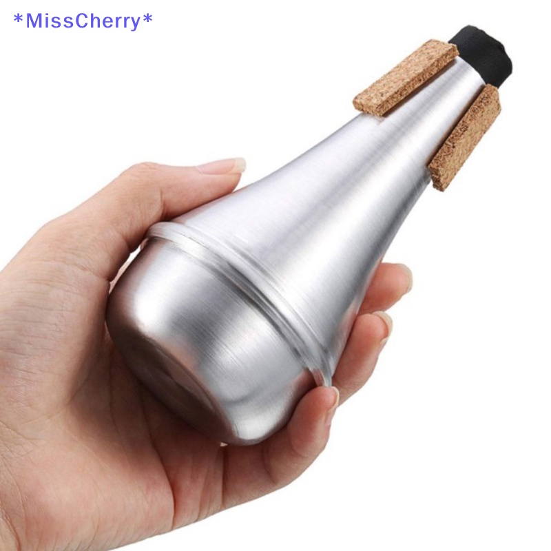 Kèn Trumpet Bằng Nhôm Không Gây Tiếng Ồn Kích Thước 68 * 68 * 135mm Tiện Dụng Cho Người Mới Tập