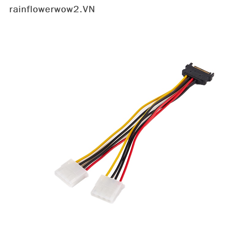 Cáp Mở Rộng Nguồn SATA 4pin Sang Molex IDE Kép 4pin 20 / 30cm Chuyên Dụng Cho Ổ Cứng HDD