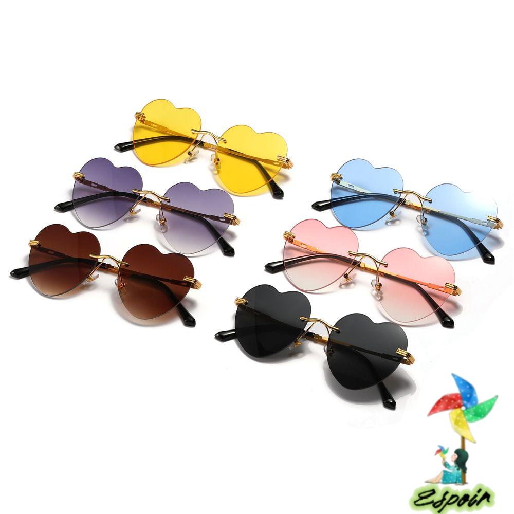 ESPO Kính Mát Hình Trái Tim Phong Cách Hip Hop