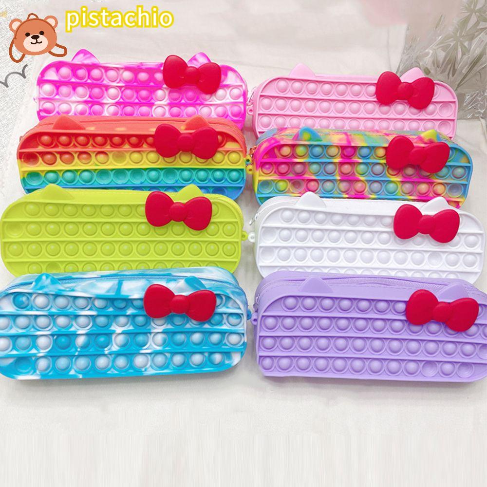 PISTA Bóp Silicone Đựng Bút Chì, Đồ Chơi Cho Trẻ