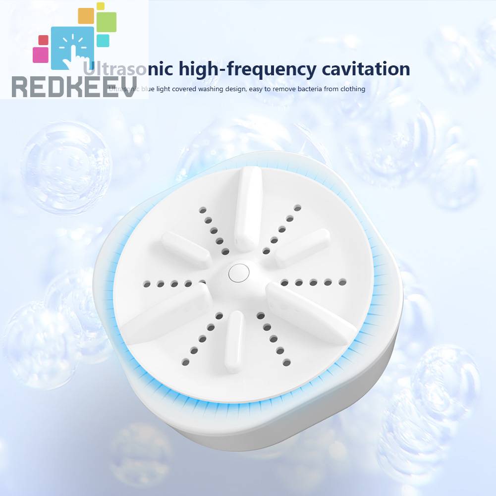 Máy Giặt Turbo Tự Động Ít Ồn Nhỏ Gọn Tiện Dụng Mang Theo Du Lịch