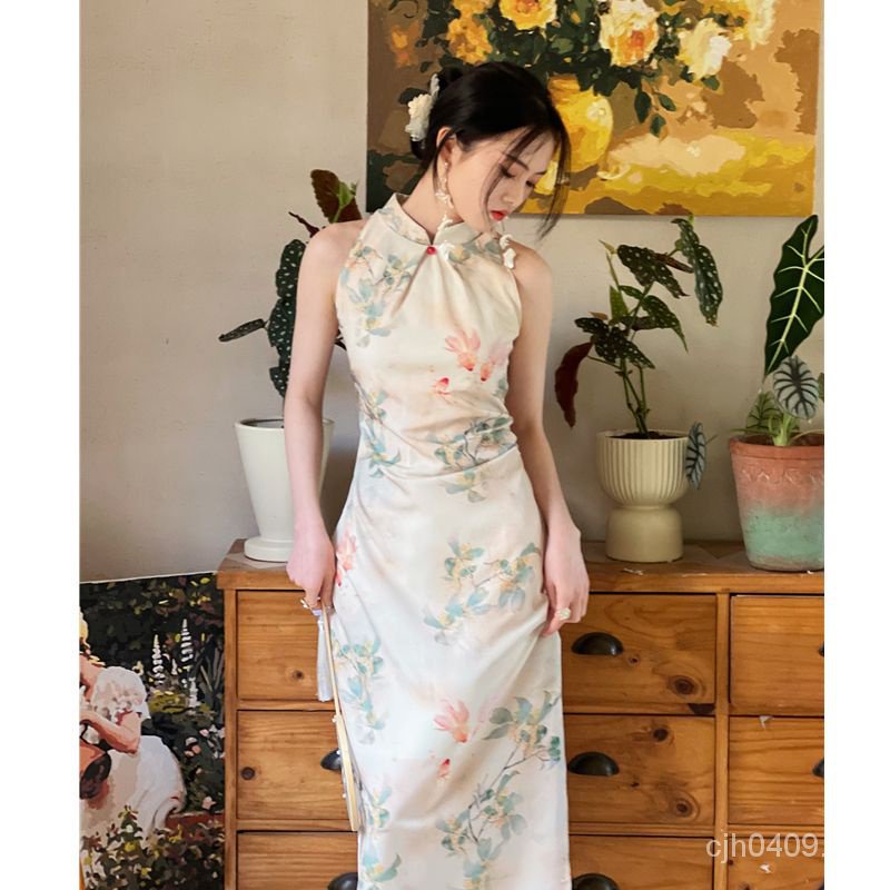 Đầm Sườn Xám Cách Tân Thiết Kế Mới Thời Trang Theo Phong Cách Trung Hoa