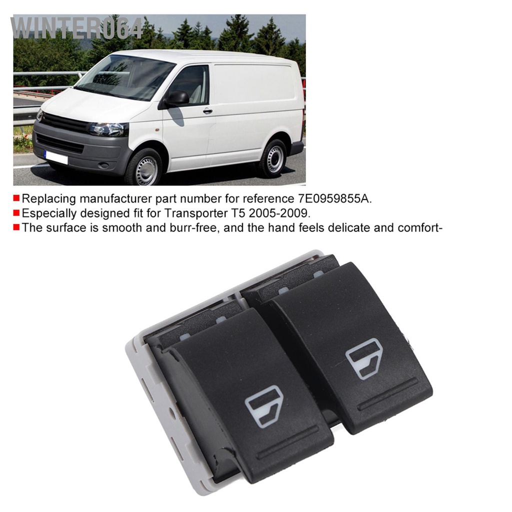 Winter064 Xe Điện Cửa Sổ Chủ Điều Khiển Bộ Chỉnh Phù Hợp Cho Người Vận Chuyển T5 2005-2009 7E09