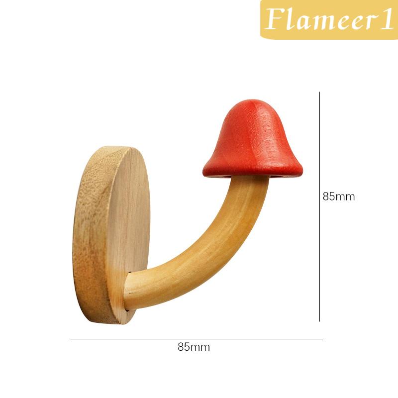 Móc Treo Áo Khoác / Mũ / Túi Xách Bằng Gỗ Kiểu Dáng Dễ Thương Tiện Dụng