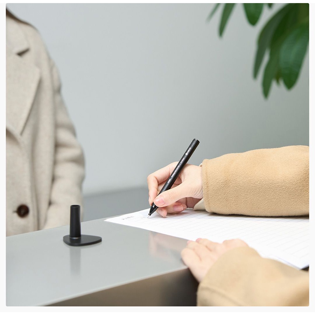 Bút Mực Gel Ngòi 0.5mm Màu Đen Nhanh Khô Để Bàn Tiện Dụng