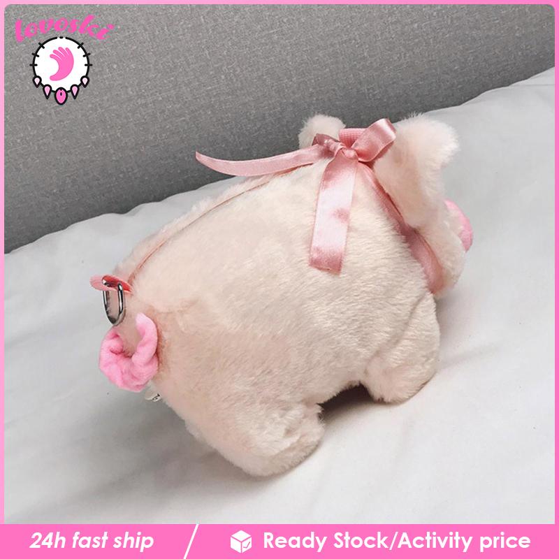 Túi Đeo Chéo Vai Hình Chú Heo Dễ Thương Thời Trang Xuân Hè Cho Nữ