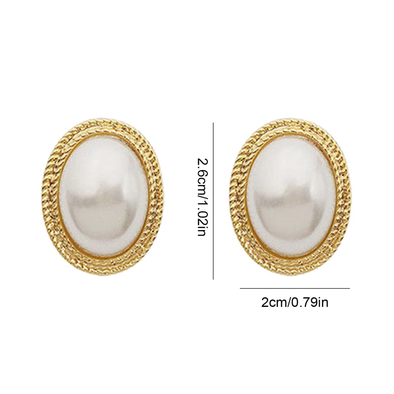 Ygt Đôi Khuyên Tai Hình Hoa Bướm Đính Ngọc Trai Đơn Giản Phong Cách Hàn Quốc Cho Nữ