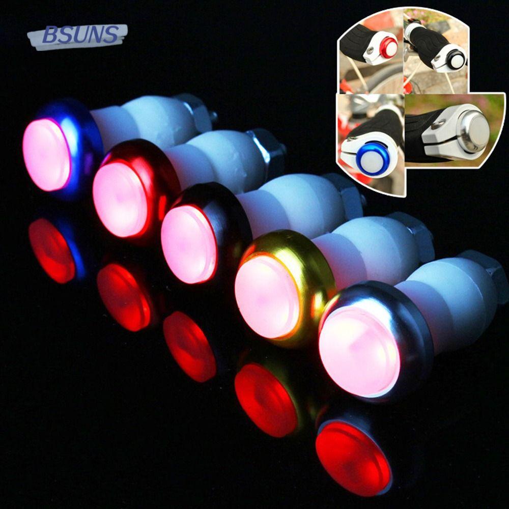 BSUNS Set 2 Đèn CNC Nhiều Màu Gắn Tay Lái Xe Đạp