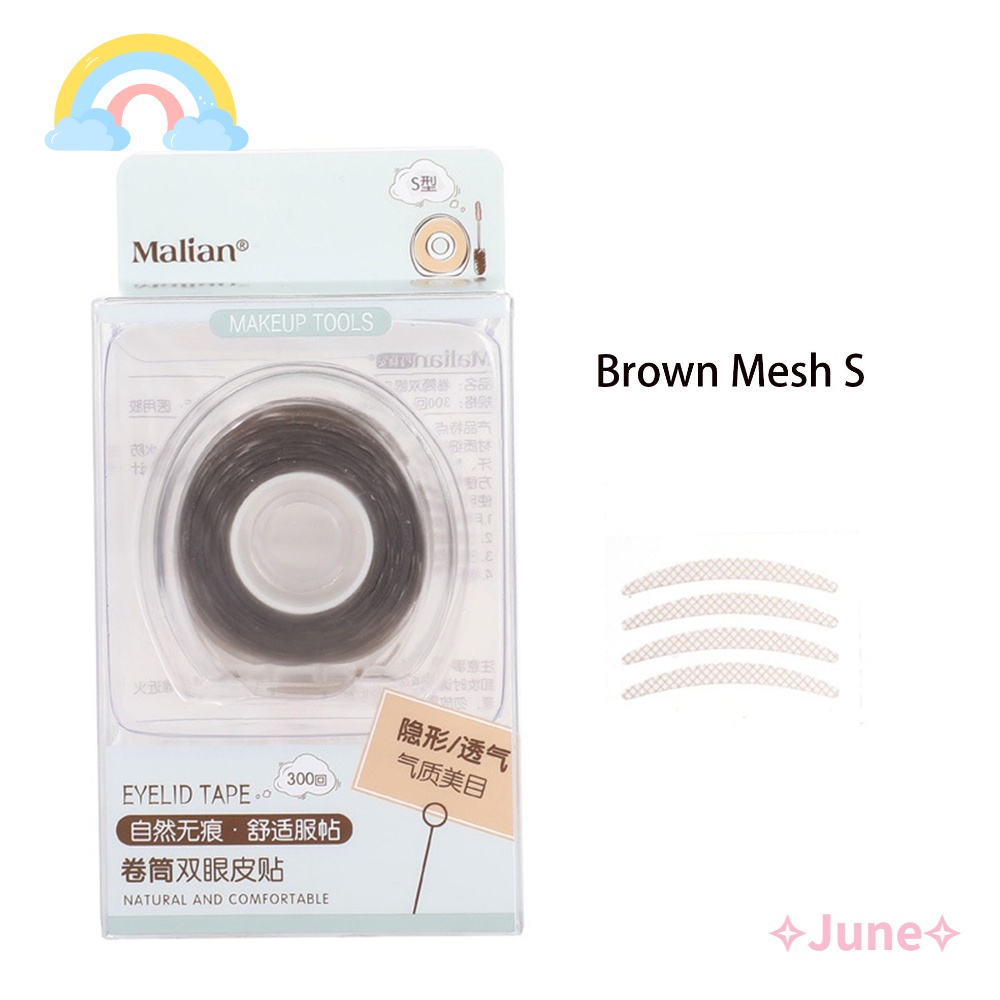 JUNE Bộ 300 Cặp Miếng Dán Kích Mí Siêu Mỏng Chống Thấm Nước