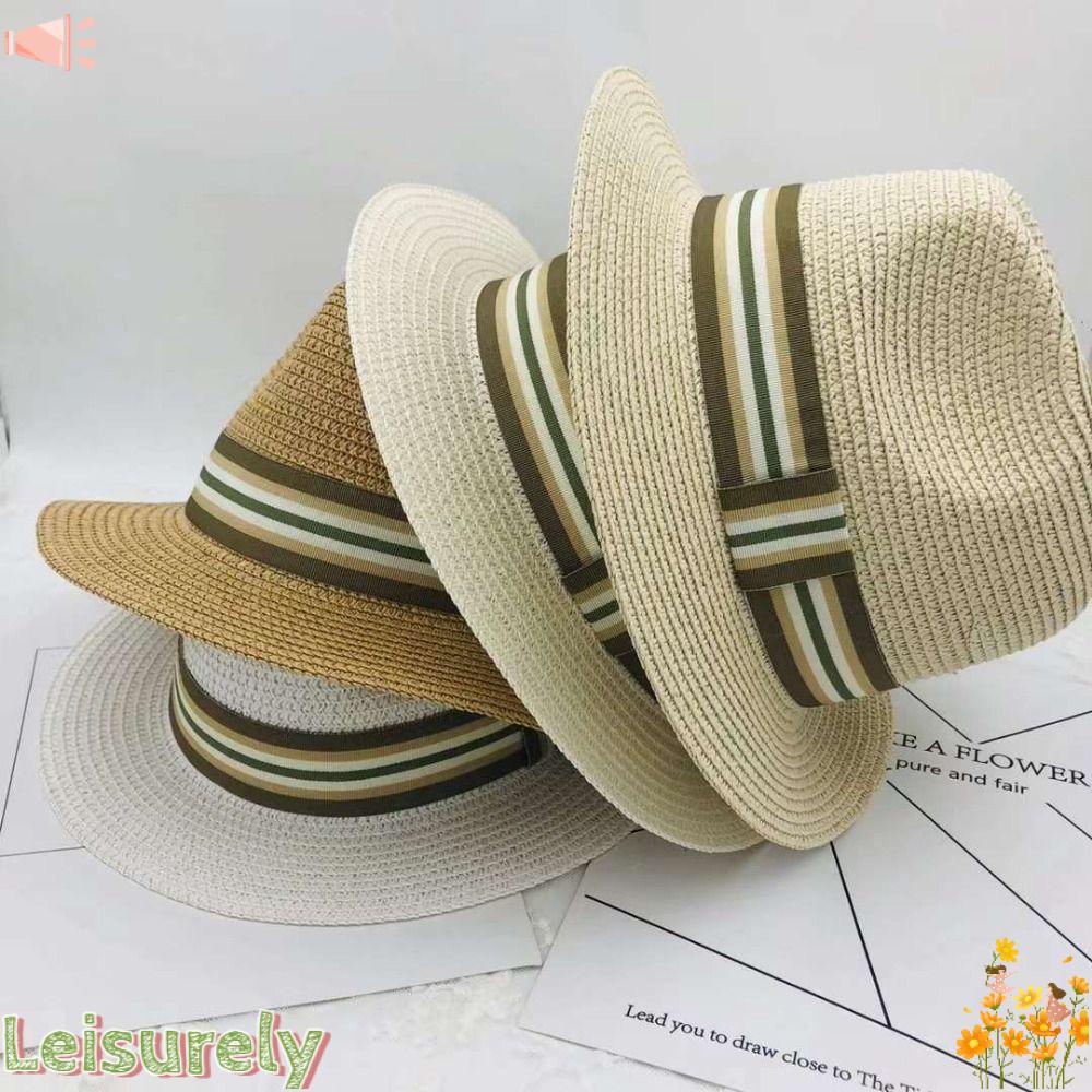 LEILY Nón Cói Rộng Vành Thiết Kế Đơn Giản Thời Trang Đi Biển Cho Nữ