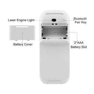 Bluetooth Arc Touch Mouse Đối với Microsoft Surface Wireless Ergonomic Mouse Máy tính 3D Silent Laser Mice Đối với máy tính xách tay Windows