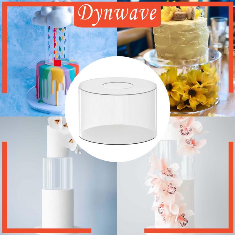 Giá Đỡ Bánh Kem Hình Tròn Bằng Acrylic Trong Suốt Dùng Trang Trí Tiệc Cưới