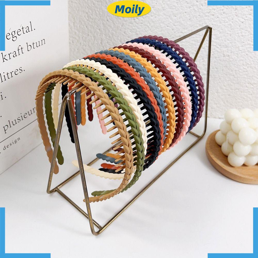 MOILYVN Băng Đô Cài Tóc Có Răng Lược Tạo Kiểu Tóc Tết Thời Trang