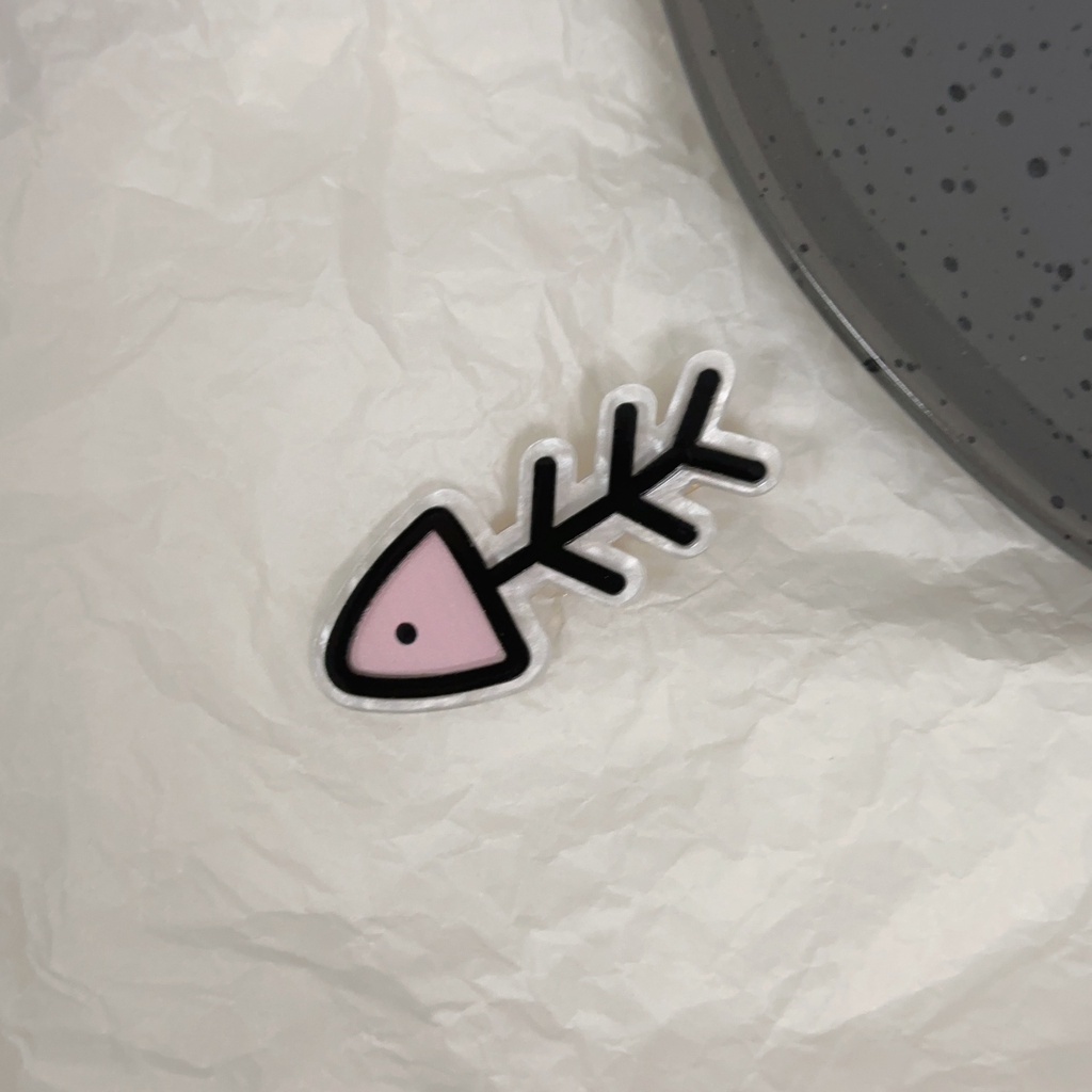 Kẹp Tóc Hình Cá Hoạt Hình Bằng Acrylic Dễ Thương Cho Bé Gái