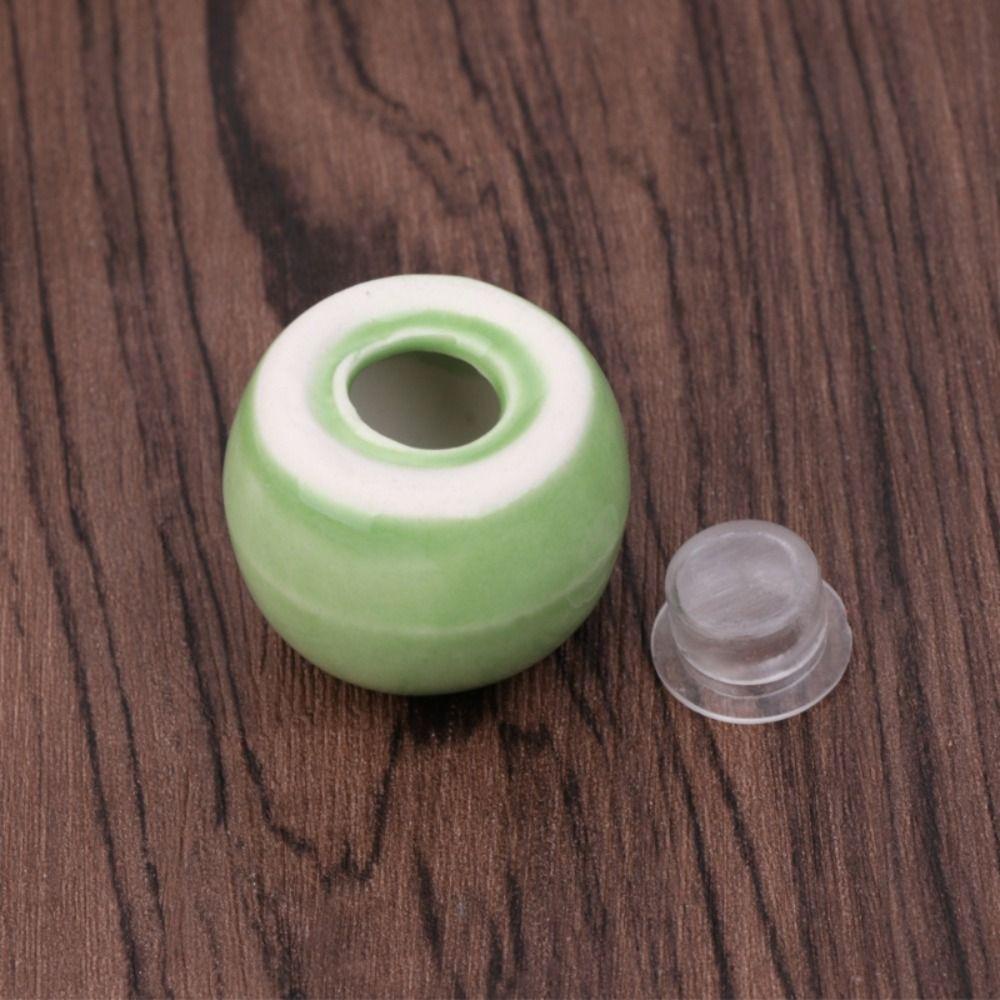 WMES15H Hũ Đựng Gia Vị Bằng Gốm Hình Hạt Đậu Xanh Sáng Tạo Cho Nhà Bếp