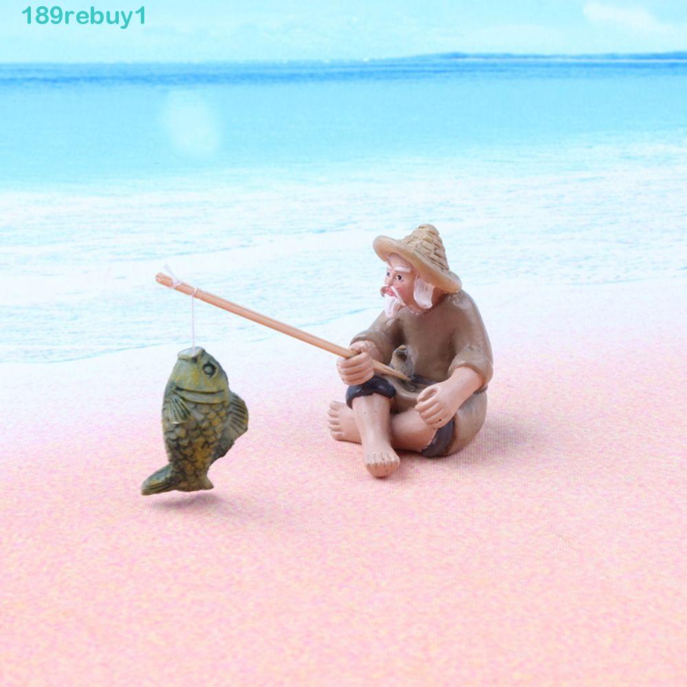 REBUY1 Đồ trang trí Trang Trí Bể Cá Bằng Nhựa Resin An Toàn Không Độc Hại